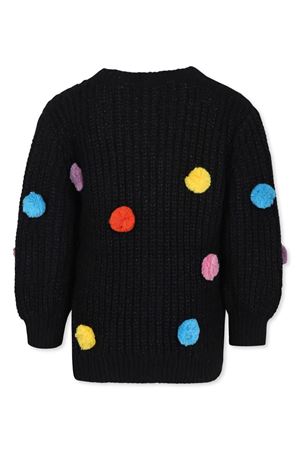 cardigan in poliestere nero STELLA McCARTNEY KIDS | TV9C40Z1529930